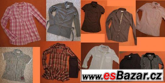 VÁNOČNÍ SLEVY %%% KRÁSNÉ KOŠILE vel. S / M od 40,-- – fotografie 1