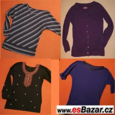 VÁNOČNÍ SLEVY%% DELŠÍ TRIKO / TUNIKA / CARDIGAN vel. S / 36