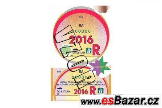 Koupím dálniční známku roční pro rok 2016 – fotografie 1