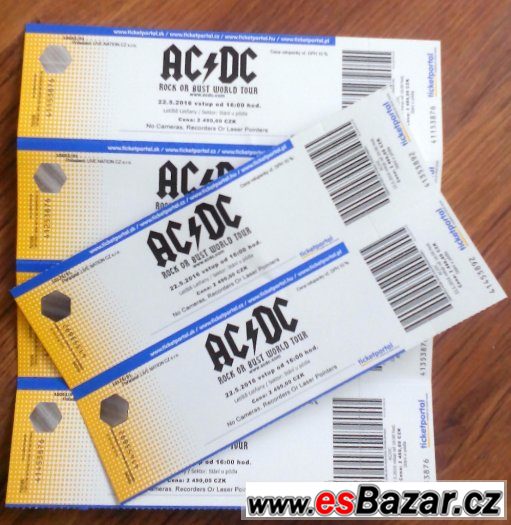AC/DC stání u pódia – fotografie 1