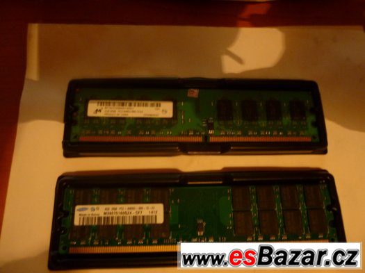 LEVNE  PAMETI DDR2 jak pro AMD tak INTEL, 2GB,4GB i do NB – fotografie 5