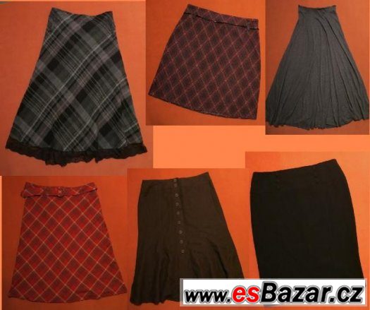 SUKNĚ NA ZIMU,K LEGÍNÁM,KOZAČKÁM vel.S/M/L/XL ///SLEVY/// – fotografie 1