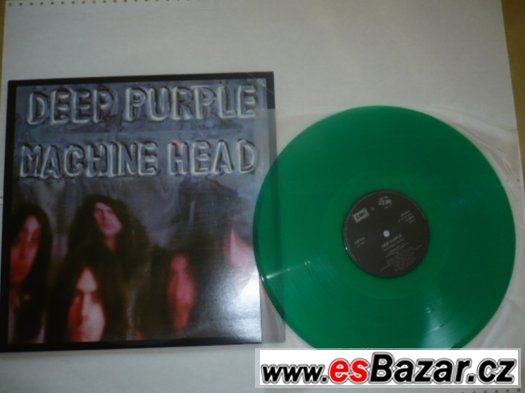 DEEP PURPLE - MACHINE HEAD - ZELENÝ VINYL  GLOBUS CZ – fotografie 1