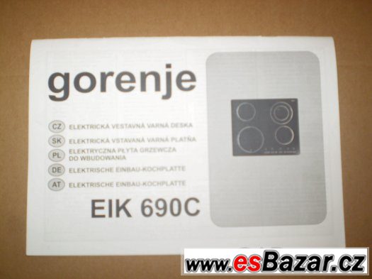 Indukční kombinovaná  Gorenje EIK 690 C – fotografie 4