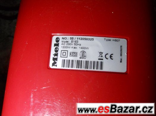 vysavač miele S163 – fotografie 3