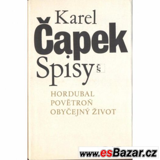 Karel Čapek - spisy – fotografie 1