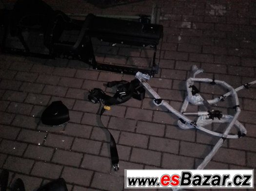 golf v airbagová sada palubní deska airbag pásy airbagy jett – fotografie 2