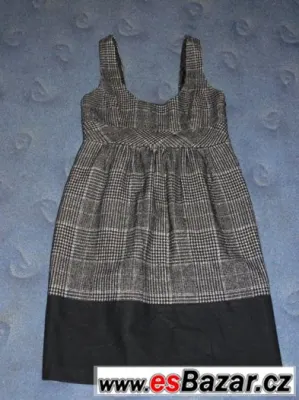 Elegantní šaty Zara s podšívkou, teplejší, vel. S