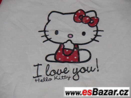 LEVNĚ - Letní tílko Hello kitty vel. 3-4 roky – fotografie 2
