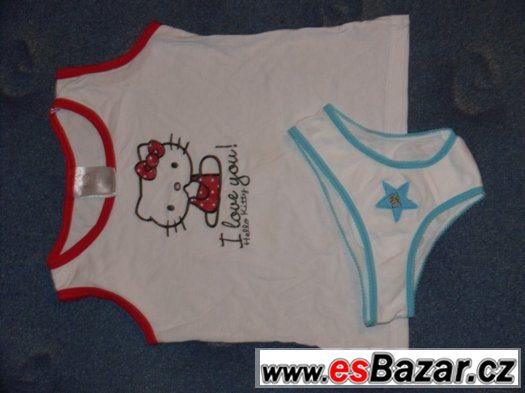 LEVNĚ - Letní tílko Hello kitty vel. 3-4 roky – fotografie 5