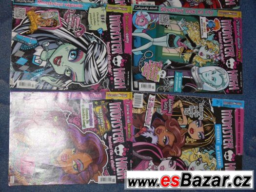 10 Ks časopisy Monster high, příšerky ze střední – fotografie 5