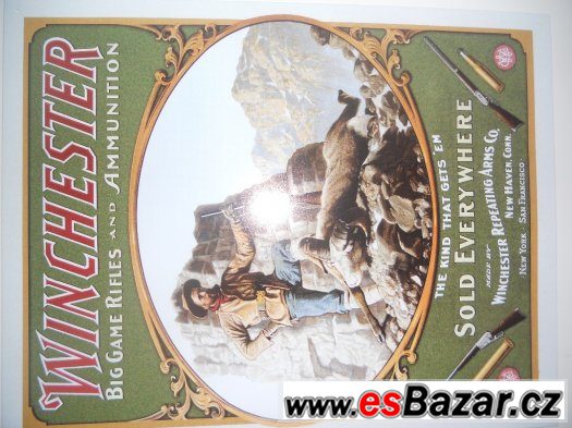 WINCHESTER - plechová cedule 410x320mm – fotografie 1