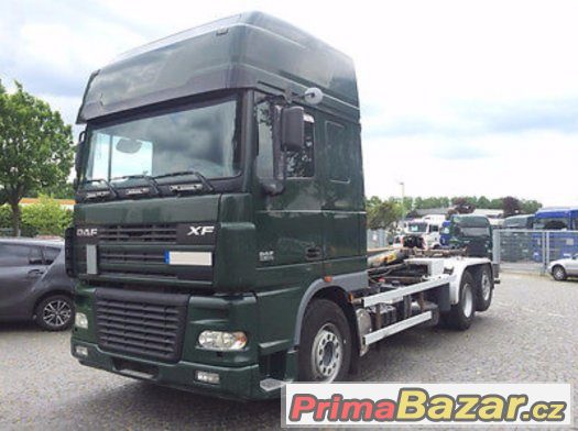 DAF XF 95.480 SSC, Intardér, Hákový nosič kontejner – fotografie 1
