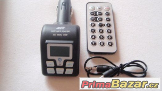 Bluetooth FM transmitter MP3 do auta 12V/24V USB nové – fotografie 3