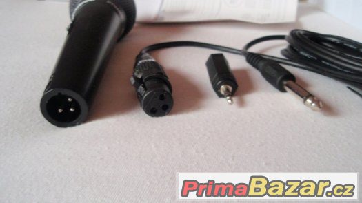 Karaoke Mikrofon kabel 5m s 3,5jack, dynamický, audio, nové – fotografie 3