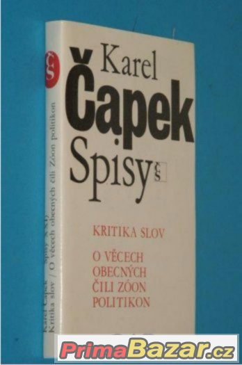 Karel Čapek - spisy – fotografie 1