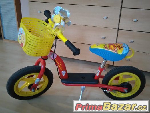 Krásné dětské odrážedlo a koloběžka, vel. 12", 3- 5 let – fotografie 1