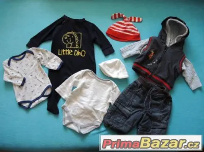 Komplet pro chlapečka, body, overal, aj., velikost 62
