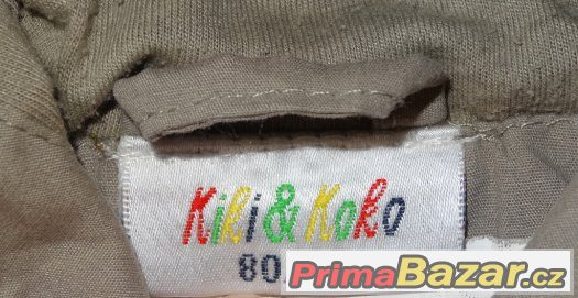 Bunda zn. KIKI a KOKO s podšívkou a kapucí  - vel. 80-86 – fotografie 5