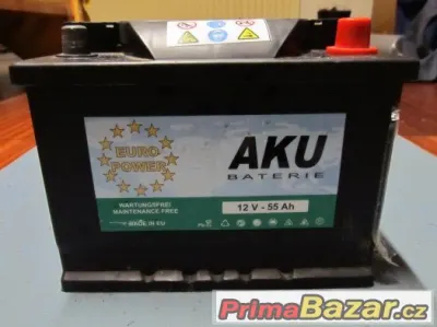 Autobaterie AKU 55Ah 12V