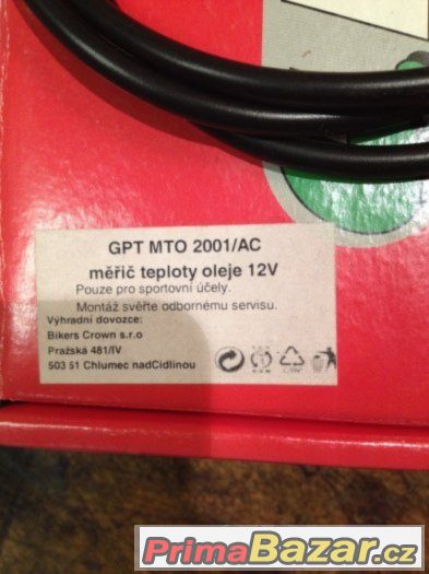 GPT ukazatel teploty oleje – fotografie 1