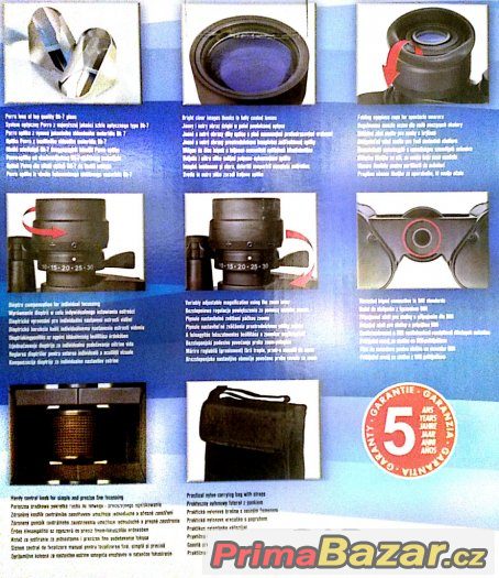 Dalekohled BRESSER ZOOM 10-30x60, kvalitní skleněná optika – fotografie 2
