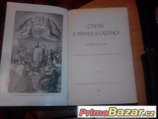 Čteni z pisma svateho Stary zakon r.1939,a motlitebni knihy – fotografie 4