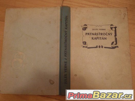 Jules Verne: Patnásťročný kapitán, 1952 v původní vazbě – fotografie 1