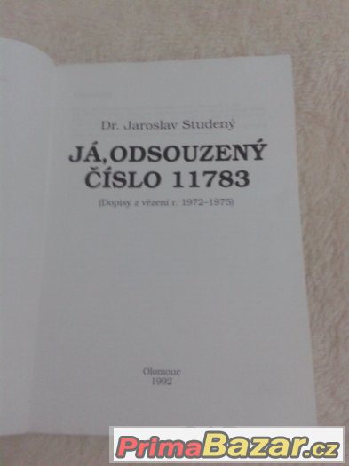 Já odsouzený č. 11783 - Jaroslav Studený – fotografie 2