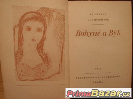 Kristman Gudmundsson - Bohyně a býk,1943, il.TOYEN – fotografie 1