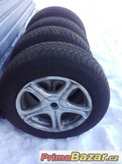 Sada zimní pneu 195/65R15 + alu kola – fotografie 1