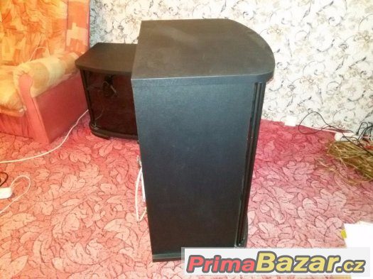 TV / Hifi skříňky (černé barvy) vysoká a nízká. – fotografie 5