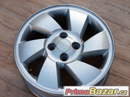 15" Alu kola == 4x100 == KIA == ORIGINÁL SADA - TOP – fotografie 1