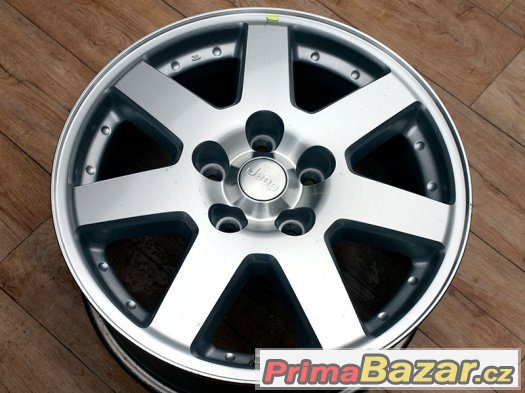 18" Alu kola == 5x127 == JEEP – ORIGINÁL – LEŠTĚNÉ – TOP – fotografie 1