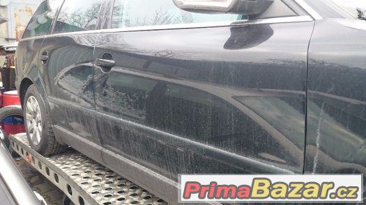 VW Passat 2004 kompletní dveře, víko kufru, černá metalíza – fotografie 3