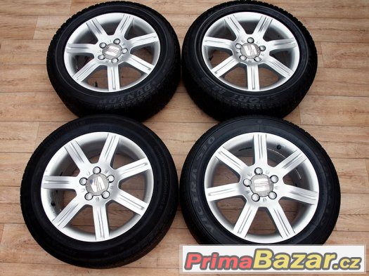 16" Alu kola == 5x112 == SEAT LEON 1P0 = ORIGINÁL - TOP – fotografie 5