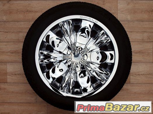 20" Alu kola == 5x112 + 5x114,3== DIABLO = CHROM PECKY – fotografie 2