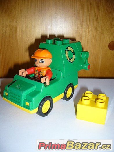 Lego duplo popelářské auto s nákladem – fotografie 1