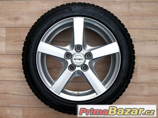 16" Alu kola == 5x120 == ENZO == ZIMNÍ PNEU 195/55R16 – fotografie 2