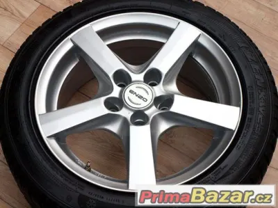 16" Alu kola == 5x120 == ENZO == ZIMNÍ PNEU 195/55R16