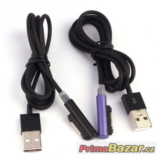 LED nabíjecí magnetický kabel SONY Xperia řady Z-Z1,2,3/c – fotografie 2