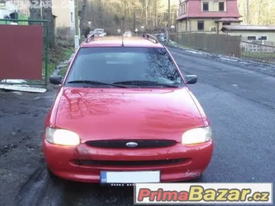 ford escort 1,6 16v combi 1998 červená