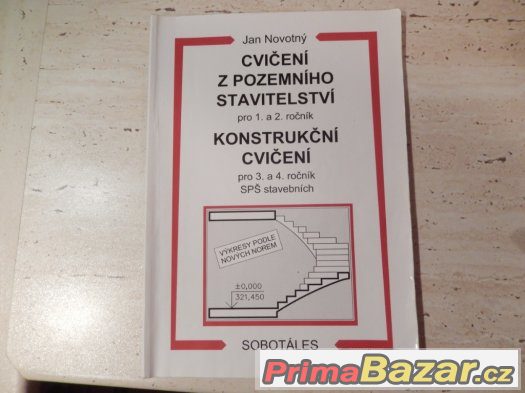 Prodám učebnici Cvičení z pozemního stavitelství pro 1. a 2. – fotografie 1