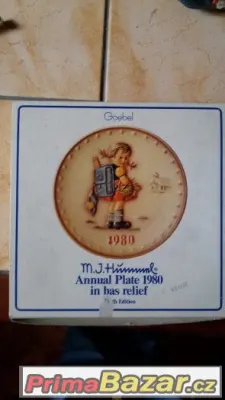 Talíř Hummel 1980 Annual Plate "School Girl"