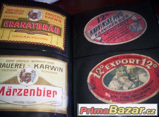 pivní etikety Karviná – fotografie 1
