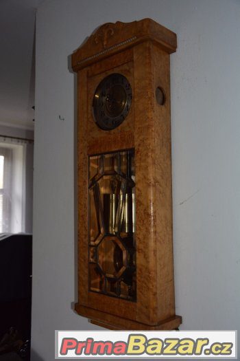 Starožitné 2-závažové hodiny Gustav Becker r1900-světlé – fotografie 4