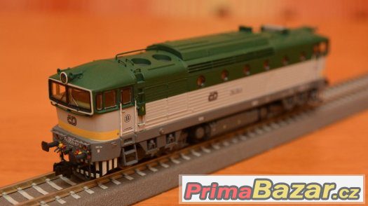 Model lokomotivy ČD 750 258, TT, Roco – fotografie 1