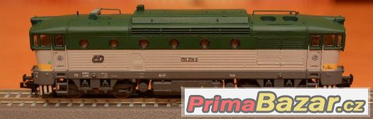 Model lokomotivy ČD 750 258, TT, Roco – fotografie 2