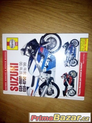 Suzukí gsxr 600 a 750 srad - kniha s překladačem na opravu – fotografie 1