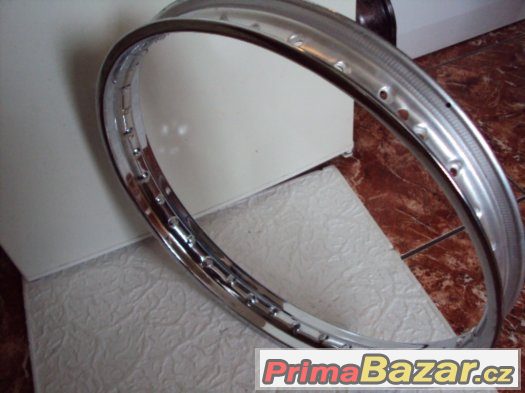 ráfek 1,5x16,Jawa 550,555 pařez-kvalitní chrom – fotografie 1
